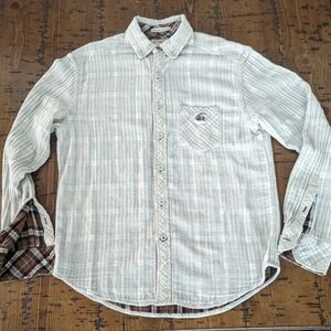 Artful Dodger M reversible plaid flannel